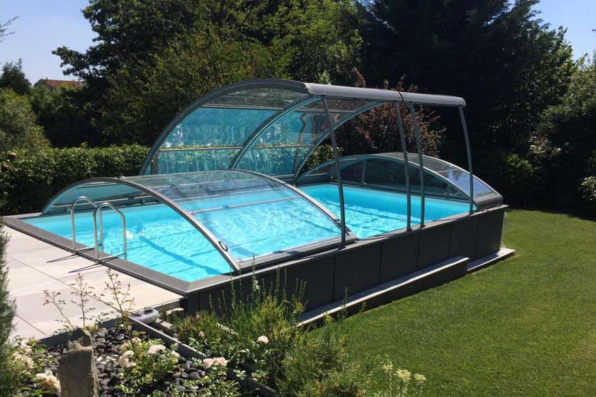 Copertura fuori terra per piscina Copertura fuori terra