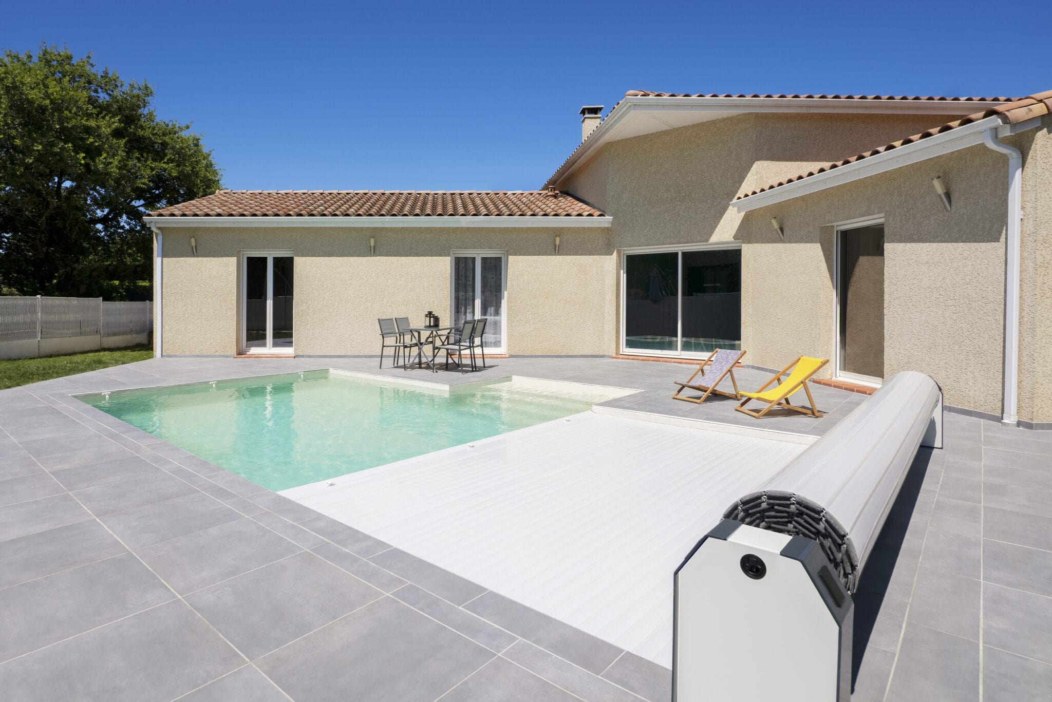 Copertura tapparella per piscina